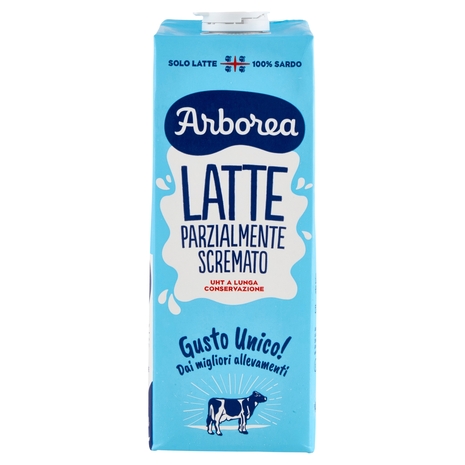 Arborea Latte Parzialmente Scremato UHT a Lunga Conservazione 1000 ml